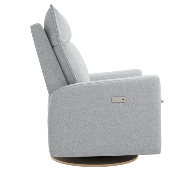 Arya 526 fauteuil inclinable électrique, pivotant et berçant avec coussins amovibles - Tissu Arlo
