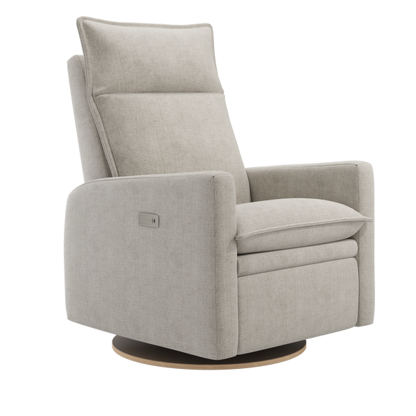 Arya 526 fauteuil inclinable électrique, pivotant et berçant avec coussins amovibles - Tissu Breather